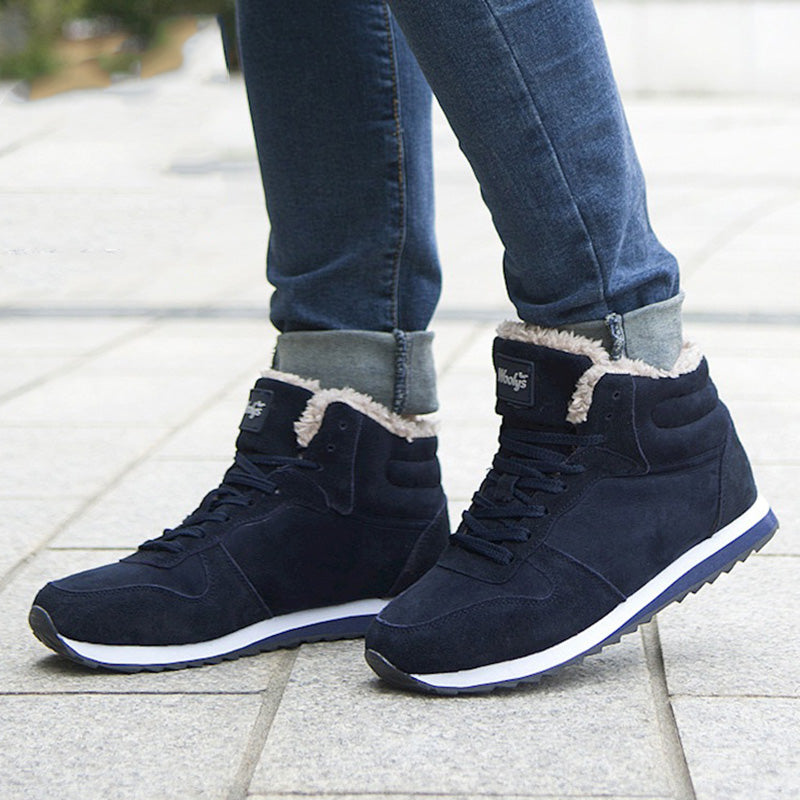 Men Boots Winter Shoes Plus Size 46 Ankle Boots Warm